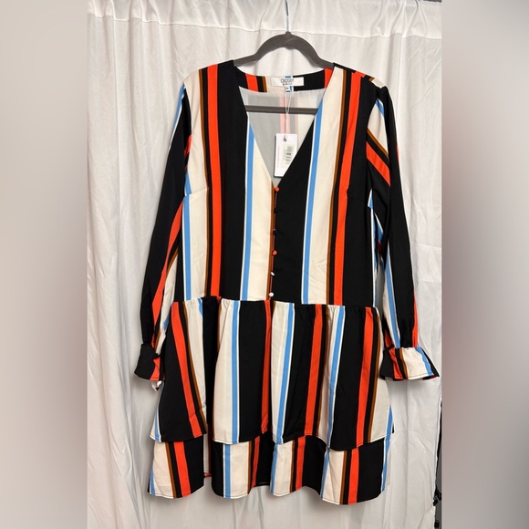 Crosby by Mollie Burch Clover dress in Cafe Stripe, size XL. NWT. - Picture 6 of 11